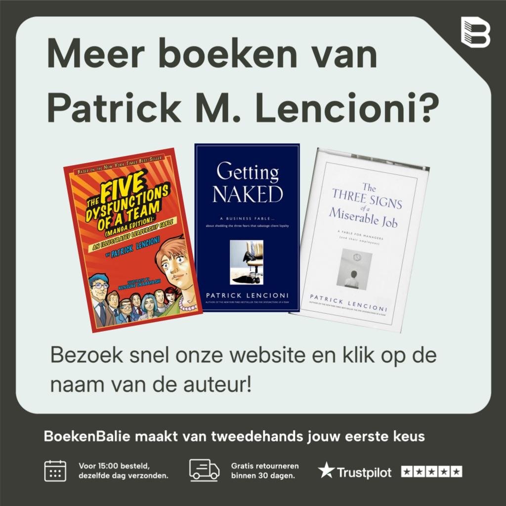 The Five Dysfunctions of a Team 9781118167908, Verzenden, Gelezen, Patrick M. Lencioni